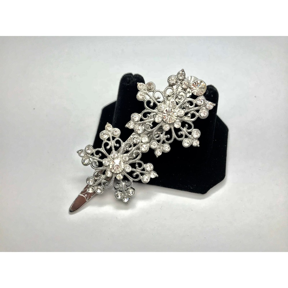 Wedding Hair Clip Rhinestone Hair‎ Accessory Clear Rhinestone Wedding Jewelry
